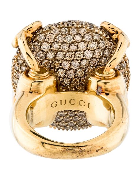 gucci horsebit ring.